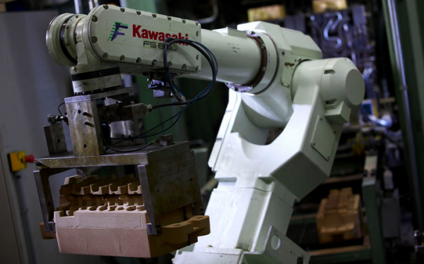 Robotizace opracování pískových jader